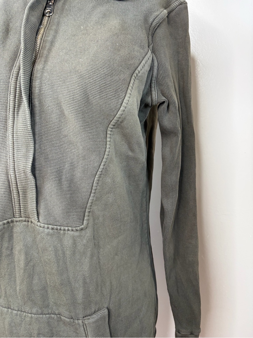 Citizens of Humanity Collared Half Zip Tunic Sweatshirt - Picture 4 of 10